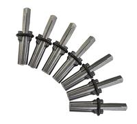 7PCS Rock Splitting Wedges Wedge and Feather Shims, Stone Splitter Tools for Granites, Concretes, Boulders, Volcanic Rocks, Limestone Rocks 9/16 inch