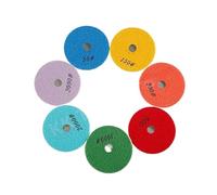 7PCS/Set 4 Inch Diamond Floor Polishing Pad For Concrete Floor Marble Wet Grinding Discs Polish Abrasive Tools