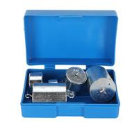 7pcs Set Double Hook Weight Set Chrome Plated Steel Hook Weight for General Science Physics Laboratory Work with Case