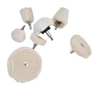7Pcs/set Lint Polishing Pad Buffing Mop Wheel Car Motorcycle Kit For Drill Bit