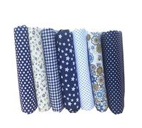 7Pcs/Set Mixed Printing 25 * 25cm Floral Fabrics for Patchwork Sewing Materials Quilting Scrapbooking Cotton Cloth d