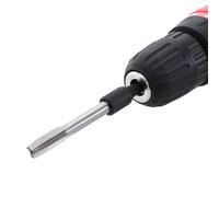 7pcs/Set Screw Tap Socket Square Driver 1/4'' Hex Shank M 4 M5 M6 M8 M10 12 14 Tapping Chuck Power Drill