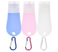 7pcs Silicone Travel Bottles Refillable Leakproof Dispenser Set