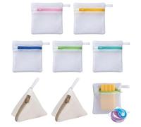 7PCS Small Laundry Bag, Mesh Laundry Bags Set, Laundry Bag Mesh For Travel Bra, Dirty Small Clothing Items, Socks, Underwear, Portable, Portable Camping Clothing Storage