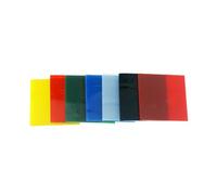 7Pcs Square Fusing Glass Sheets Accessory Sturdy Glass for School Art Classes and Individual Crafting Fusing Supplies