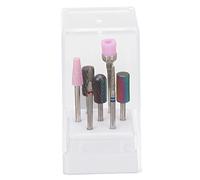 7pcs Stainless Steel Nail Drill Bits Set | Fast Removal Coating / Shaping / Polishing | Multifunctional Nail Grinding Heads for Experts & Beginners | with Storage Box