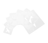7pcs Star Stencils Plastic Reusable Templates for Painting DIY Crafts | Five-point Hollow Shapes, Smooth Edges, Sharp Lines, Suitable for Journals, Wall Art, and Adults