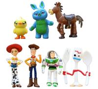 7pcs Story Mini Figures Set Cake Toppers Story Cake Decoration Figurine Cupcake Toppers Figurines Party Cake Decoration Supplies Party Favors Birthday Gift Toys for Kids