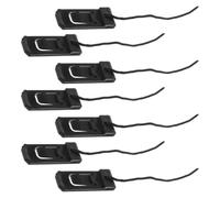 7pcs Surfboard Fin Buckle Clip for Paddle Boards US Box Center | Pvc Nylon Build, Black Finish, Improves Tracking and Stability, for Rivers and Touring Sup Excursions