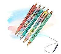 7pcs Swear Word Pens 11pcs Funny Set Daily Pen 11 pcs for Colouring Black Ballpoint Different Swear Word Daily Ballpoint Pen Set Funny Dirty Cuss Word,5 Pcs