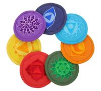 7pcs Tibetan Singing Bowl Pillow Cushion Polyester Buddhist Sound Pad
