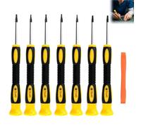 7Pcs Torx Screwdriver Set, Magnetic Screw Drivers Sets with T3-T10 Bits, Precision Torque Screwdriver for PS5 PS4 Repair, Star Security Tools for Electronics, Heavy Duty Repair Kit