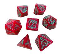 7Pcs Various Shape Dices Different Number of Face Educational Digital Number Desktop Entertainment Acrylic Set Multi Sided