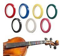 7Pcs Violin Tape Fingerboard Multi-Color Cello Tape Violin Fretboard Stickers, 216ft Fingerboard Fingering Tape for Beginners Fretboard Note Positions Musical Instrument Guide Accessories, 3mm Wide