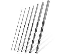 7PCS Wood Drill Bit Set, 4mm 5mm 6mm 7mm 8mm 10mm 12mm x 300mm Long Drill Bits Wood for Hardwood Softwood Plywood Mdf and Chipboard, Woodworking Bit