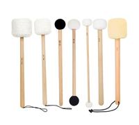 7Pcs Wood Handle Crystal Singing Bowl Percussion Drumstick Bowl Strikers For Mindfulness Sound