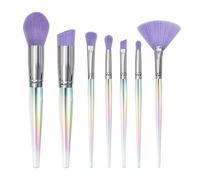 7piece Drill Cone Water Drop Pattern Makeup Brush Set Loose Foundation Make-up Eye Beauty Makeup Tools (D 18cm)