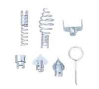 7Piece Pipe Dredging Machine Combination Cutter Head Set Suitable for Effective Plumbing Pipe Residential Commercial Use Snake Parts