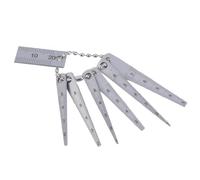 7Piece Stainless Steel Tapered Ruler Set Pocket Sized Gaps Gauge for Engineering Precise Measurement and DIYer Projects Project Ruler