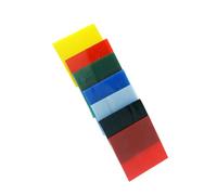 7Pieces Bright Color Glass Sheets Multipurpose Fusing Sheets for Creative and Home Crafting Activities Hot Art Materials
