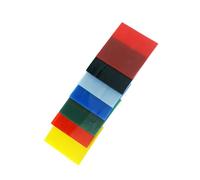 7Pieces Bright Color Glass Sheets Multipurpose Fusing Sheets for Creative and Home Crafting Activities Opal Art