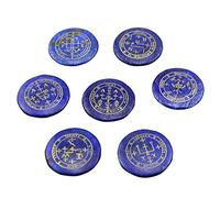 7pieces Natural Blue Lapis Lazuli Reiki Stone Polished The Seven Archangels