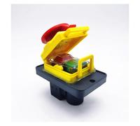 7Pins 15A 400V Waterproof Electromagnetic Emergency Push Button Switch For Garden Machine Tools IDGTTLDF