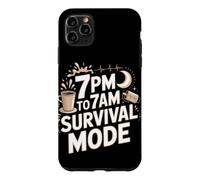 7pm To 7am Survival Mode Night Shift Nurse Case for iPhone 11 Pro Max