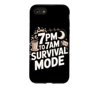 7pm To 7am Survival Mode Night Shift Nurse Case for iPhone SE (2020) / 7/8