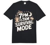 7pm to 7am Survival Mode Night Shift Nurse Comfort Colors Adult Heavyweight T-Shirt