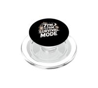 7pm To 7am Survival Mode Night Shift Nurse PopSockets PopGrip for MagSafe