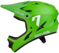 7Protection M1 Full Face Downhill MTB Cycling Helmet Green/White