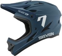 7Protection M1 Youth Full Face MTB Cycling Helmet Blue White