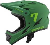7Protection M1 Youth Full Face MTB Mountain Bike Helmet Forest Green