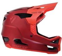 7Protection Project 23 Fiberglass Full Face MTB Mountain Cycling Helmet Matt Dark Red/Gloss Thruster Red