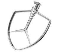 7QT Stainless Steel Flat Mixer for KitchenAid Stand Mixer KitchenAid Paddle Attachment Accessory/Uncoated/Dishwasher Safe Replacement. Polished Surface