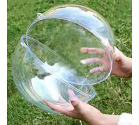 7Queen 200mm/8inch Extra Large Clear Ball Ornaments, Big Fillable Christmas Balls Shatterproof Ornament Baubles for DIY Crafts Christmas Wedding Party Decor (200mm/8inch=2PCS)