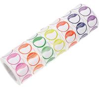 7rolls Removable Day of Week Label Sticker for Food Inventory, Restaurant Weekly Seal, Color-Coded (Monday to Sunday)