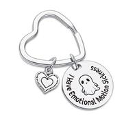 7RVZM Ghost Gifts Ghost Lover Keychain Best Friend Keychain For Women Singer Jewelry, Music Keychain, Standard