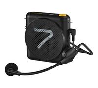 7Ryms Presentation Speaker with Wired Headset - Black