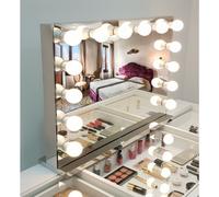 7seas® 80x63cm XXLARGE Premier Pro Max (Chrome) Hollywood Mirror