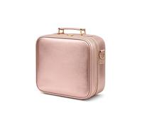 7Seas Hollywood Led Makeup Travel Case Touch Mirror & Dividers - Rose Gold Rose Gold