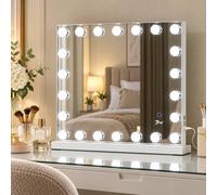 7seas Hollywood Vanity Mirror with 22 LED Lights Wall Mounted Tabletop - White