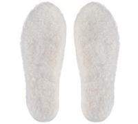 7STROBBS Comfort Sheepskin Insoles, Soft Wool Fleece Insole for Women Men Kids, Warm Inserts for Winter Shoes, Slippers, Snow Boots White UK 10