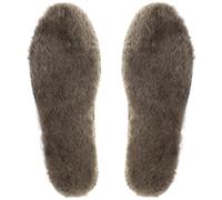 7STROBBS Thermal Sheepskin Insoles, Thick Wool Fleece Insole for Women Men Kids, Warm Inserts for Winter Shoes, Slippers, Snow Boots Grey UK 10