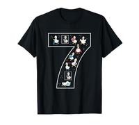 7th Birthday 7 Year Old Silly Goose Girls Animal T-Shirt