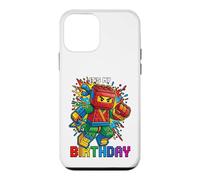 7th Birthday Boy Ninja Brick Block Master Builder 7 Year Kid Case for iPhone 12 mini