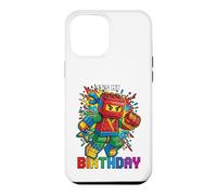7th Birthday Boy Ninja Brick Block Master Builder 7 Year Kid Case for iPhone 12 Pro Max