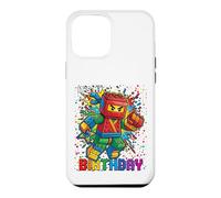 7th Birthday Boy Ninja Brick Block Master Builder 7 Year Kid Case for iPhone 12 Pro Max