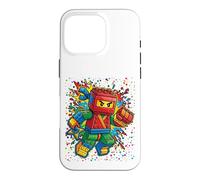 7th Birthday Boy Ninja Brick Block Master Builder 7 Year Kid Case for iPhone 16 Pro